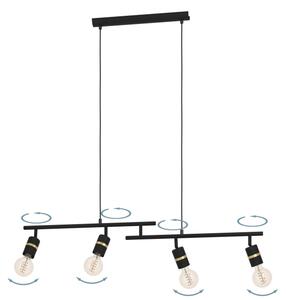 Lustră pe cablu LURONE 4xE27/10W/230V Eglo 900177