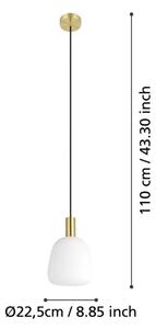Lustră pe cablu MANZANARES 1xE27/40W/230V Eglo 900305