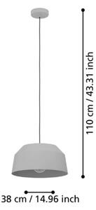 Lustră pe cablu CONTRISA 1xE27/40W/230V d. 38 cm Eglo 900379