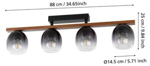Lustră aplicată FILAGO 4xE27/40W/230V Eglo 900185