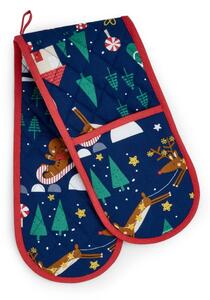 Mănușă de bucătărie cu model de Crăciun Santa's Christmas Wonderland – Catherine Lansfield