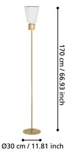 Lampadar AGLIENTINA 1xE27/40W/230V Eglo 900378