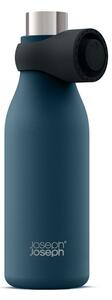 Sticlă albastru-închis de călătorie din oțel inoxidabil 500 ml Loop – Joseph Joseph