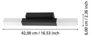 Aplică LED pentru baie ALCUDIA 2xLED/5,5W/230V IP44 Eglo 900617