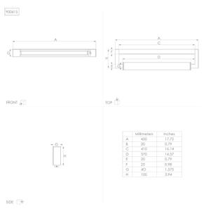 Eglo 900615 - Iluminat LED pentru oglindă baie GEMILIANA LED/8,9W/230V IP44