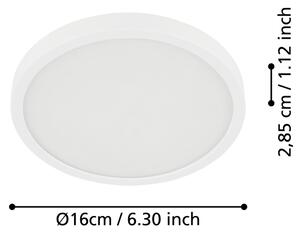 Eglo 900638 - Plafonieră LED FUEVA pentru baie LED/11W/230V IP44 albă