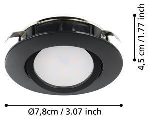 SET 3x corp de iluminat LED încastrat dimabil PINEDA LED/5,5W/230V Eglo 900749