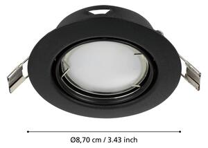 SET 3x corp de iluminat LED încastrat PENETO 1xGU10/4,6W/230V Eglo 900752
