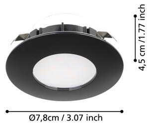 SET 3x corp de iluminat LED încastrat pentru baie PINEDA LED/4,9W/230V IP44 Eglo 900744