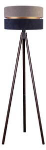 Lampadar Duolla DUO 1xE27/60W/230V d. 44 cm gri/albastru/wenge