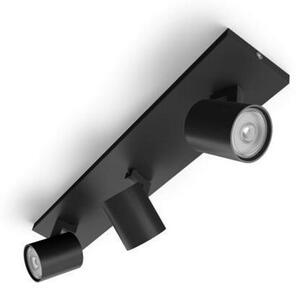 Spot RUNNER 3xGU10/20W/230V negru Philips