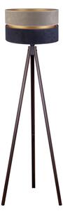 Lampadar Duolla DUO 1xE27/60W/230V d. 44 cm gri/albastru/wenge