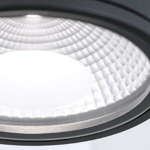 Sputnik spot tavan LED IP65 Ø 14,5 cm, negru