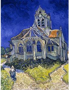 Tablou - reproducere 30x40 cm The Church at Auvers, Vincent van Gogh – Fedkolor