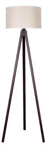 Lampadar Duolla 1xE27/60W/230V d. 44 cm crem/wenge