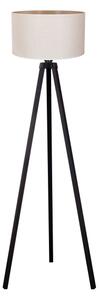 Lampadar Duolla 1xE27/60W/230V d. 44 cm crem/wenge