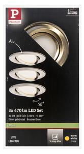 Paulmann 93483 - Set 3x LED 6,5W IP23 lumini baie NOVA 230V dimabil