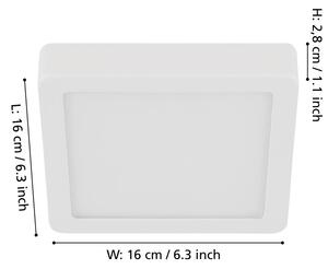 Eglo 900589 - Plafonieră LED dimabilă FUEVA LED/11W/230V, albă