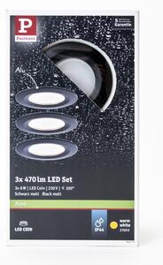 SET 3x corp de iluminat încastrat pentru baie LED/6W IP44 NOVA 230V Paulmann 94473