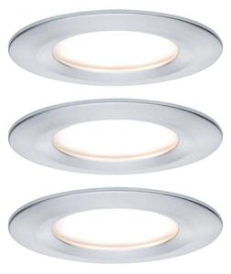 SET 3x corp de iluminat încastrat pentru baie LED/6W IP44 NOVA 230V Paulmann 93462