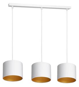 Lustră pe cablu ARDEN 3xE27/60W/230V albă/aurie