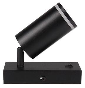 Spot de perete 1xGU10/35W/230V negru