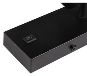 Spot de perete 1xGU10/35W/230V negru