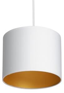 Lustră pe cablu ARDEN 3xE27/60W/230V albă/aurie
