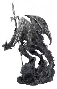 Cuțit deschis corespondența Sabia dragonului negru 22.5 cm