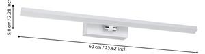 Eglo 900476 - LED iluminare oglindă baie VERDELLO LED/5W/230V IP44 albă