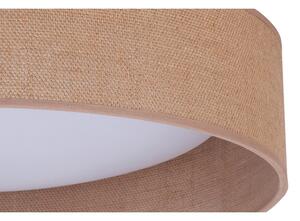 Plafonieră LED Duolla ROLLER LED/24W/230V d. 45 cm maro deschis