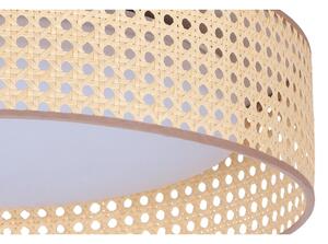 Plafonieră LED Duolla ROLLER LED/24W/230V d. 45 cm ratan