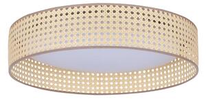 Plafonieră LED Duolla ROLLER LED/24W/230V d. 45 cm ratan