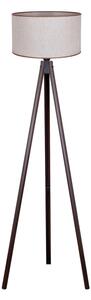 Lampadar Duolla 1xE27/60W/230V d. 44 cm bej/wenge