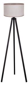 Lampadar Duolla 1xE27/60W/230V d. 44 cm bej/wenge