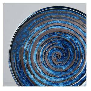 Farfurie din ceramică MIJ Copper Swirl, ø 20 cm, albastru