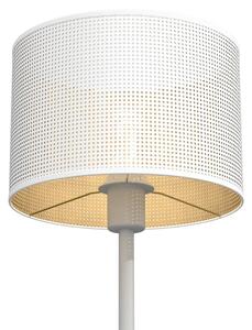 Lampă de masă LOFT SHADE 1xE27/60W/230V d. 25 cm albă/aurie