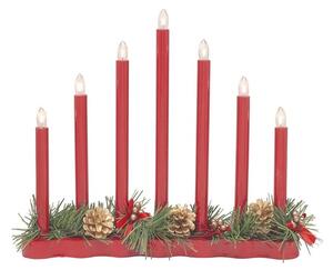 Decorațiune luminoasă roșie cu model de Crăciun Hol – Markslöjd