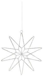 Decorațiune luminoasă argintie ø 31 cm cu model de Crăciun Gleam – Markslöjd