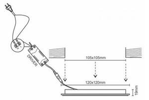 Corp de iluminat LED încastrat dimabil LED/6W/230V 3000-6500K Wi-Fi Tuya