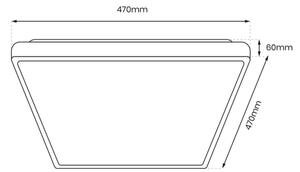 Plafonieră LED FABIO LED/35W/230V albă