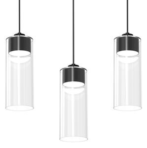 Lustră pe cablu CLARISSA 3xGX53/12W/230V neagră