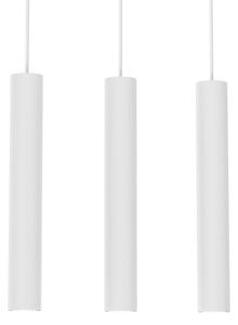 Lustră pe cablu HUDSON 3xGU10/8W/230V albă