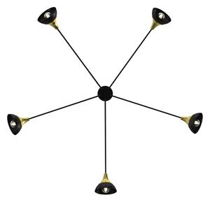 Lustră aplicată NERGIS 5xE27/60W/230V