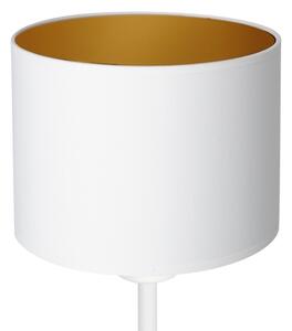 Lampă de masă ARDEN 1xE27/60W/230V d. 18 cm albă/aurie