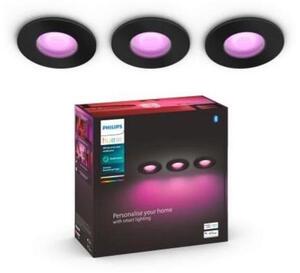 SET 3x corp de iluminat LED RGBW dimabil pentru baie Hue XAMENTO 1xGU10/5,7W/230V 2200-6500K IP44 Philips