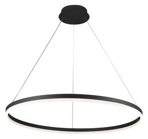 Brilagi - Lustră LED dimabilă pe cablu CIRCLE LED/55W/230V 3000-6500K negru + telecomandă
