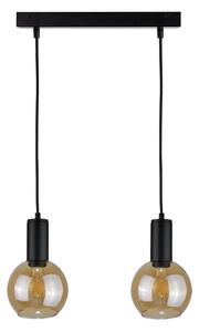Lustră pe cablu JANTAR BLACK 2xE27/60W/230V