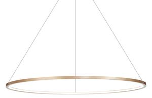 Lustr LED SATURNO 57W 230V, pr. 100 cm, IP44, auriu