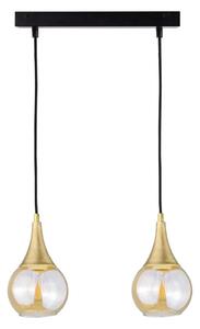 Lustră pe cablu LACRIMA HONEY 2xE27/60W/230V